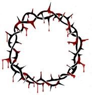 Roses Thorns And Crown Drawing