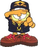 Cub Scout Garfield drawing