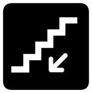 Going Down Stairs Clip Art N3