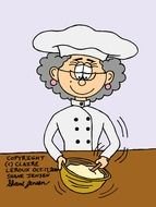 French Pastry Chef clipart