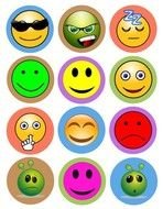 Smiley Face Icons Emoticons N2