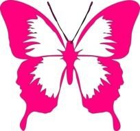 Black And White Butterfly Clip Art N21