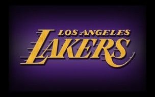 Los Angeles Lakers Logo Black drawing