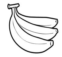 Banana Coloring Page N3