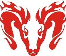 Dodge Ram Head Logo Clip Art