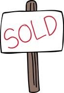 Sold Sign drawing