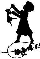 Little Girl Silhouette Clip Art Free