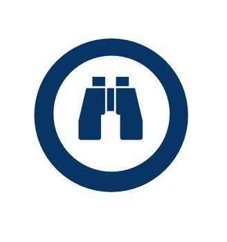 Blue Binoculars Clip Art
