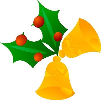 Christmas Bells Border Clip Art