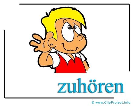 Zuhoeren Bild Clipart Free Picture