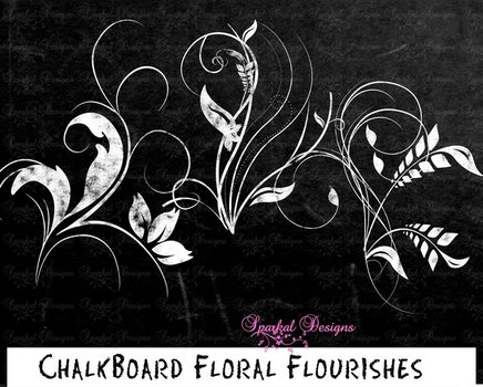 Free Chalkboard Flourishes Clip Art