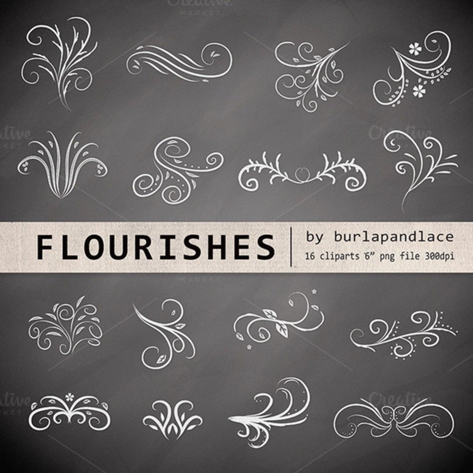 Chalkboard Flourishes