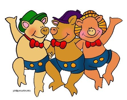 Three Little Pigs Wolf Clip Art