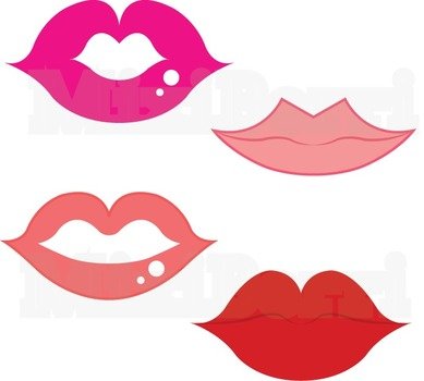 Printable Lips Template N3