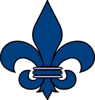 Blue Fleur De Lis