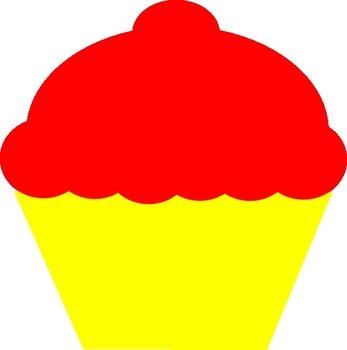 Snow White Cupcake Clip Art