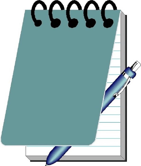Notepad And Pen Clip Art N3