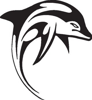 Tribal Dolphin Tattoo