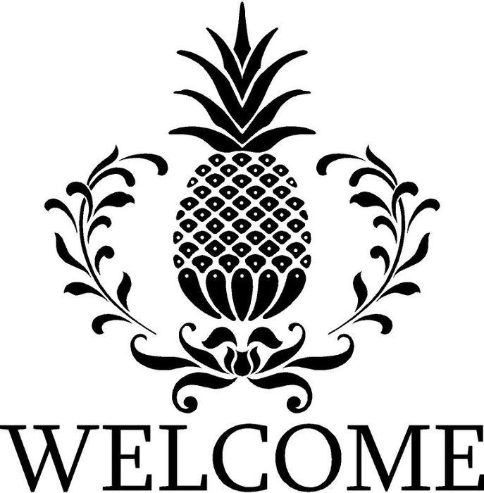 Welcome Pineapple 268101635 Large