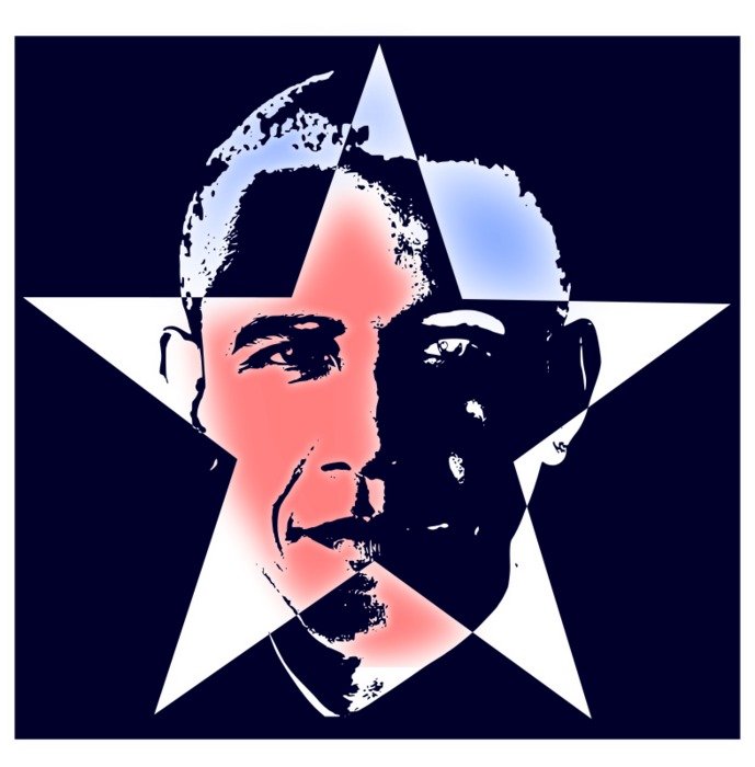 Clipart of Obama