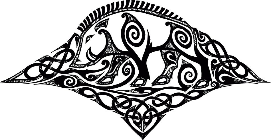 Celtic Board drawing