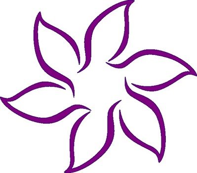 Purple Flower Clip Art N59