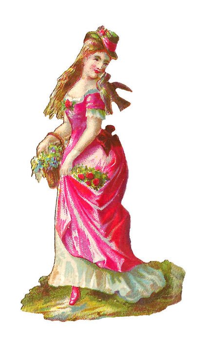beautiful statue of a Victorian women