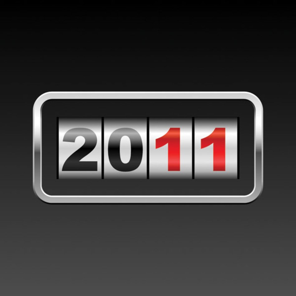Free Vector 2011 New Year Clip Art