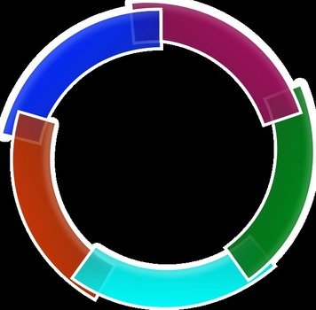 Colorful Circles Clip Art N3