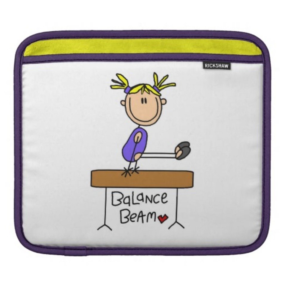 Cartoon Gymnastics Girl