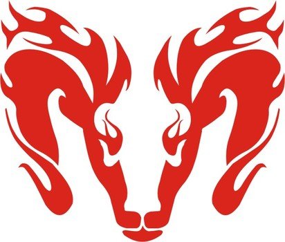 Dodge Ram Head Logo Clip Art