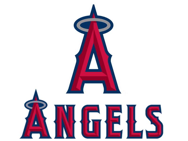 Angels Baseball Logo drawing free image download