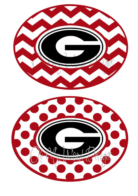 Georgia Bulldogs Car Decals 