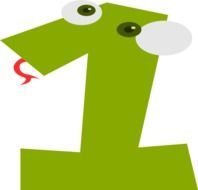 Number 1 Clip Art N35