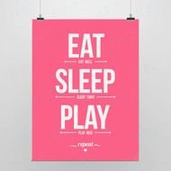 "Eat,Sleep,Play" clipart