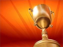 wallpaper with award trophy