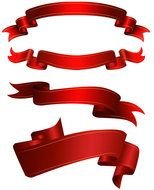 Red Ribbon Banner Clip Art N7