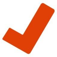 Red Check Mark Icon