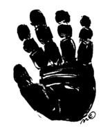 Handprint Clip Art N17