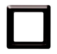 black frame with white center