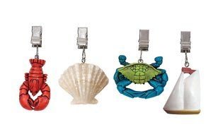 marine items on clothespins