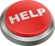 Help button red drawing