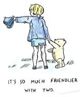 Christopher Robin And Pooh Drawing