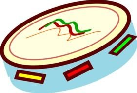 drawn tambourine