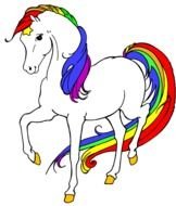 Rainbow Brite Unicorn