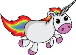 Cute Cartoon Unicorns drawing