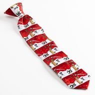 striped christmas tie