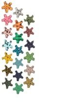 Colorful multiple stars clipart