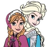 Frozen Anna And Elsa Clip Art N6