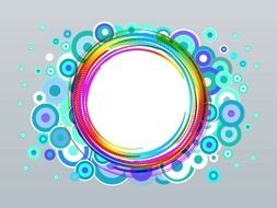 Clip art of Circle Frame